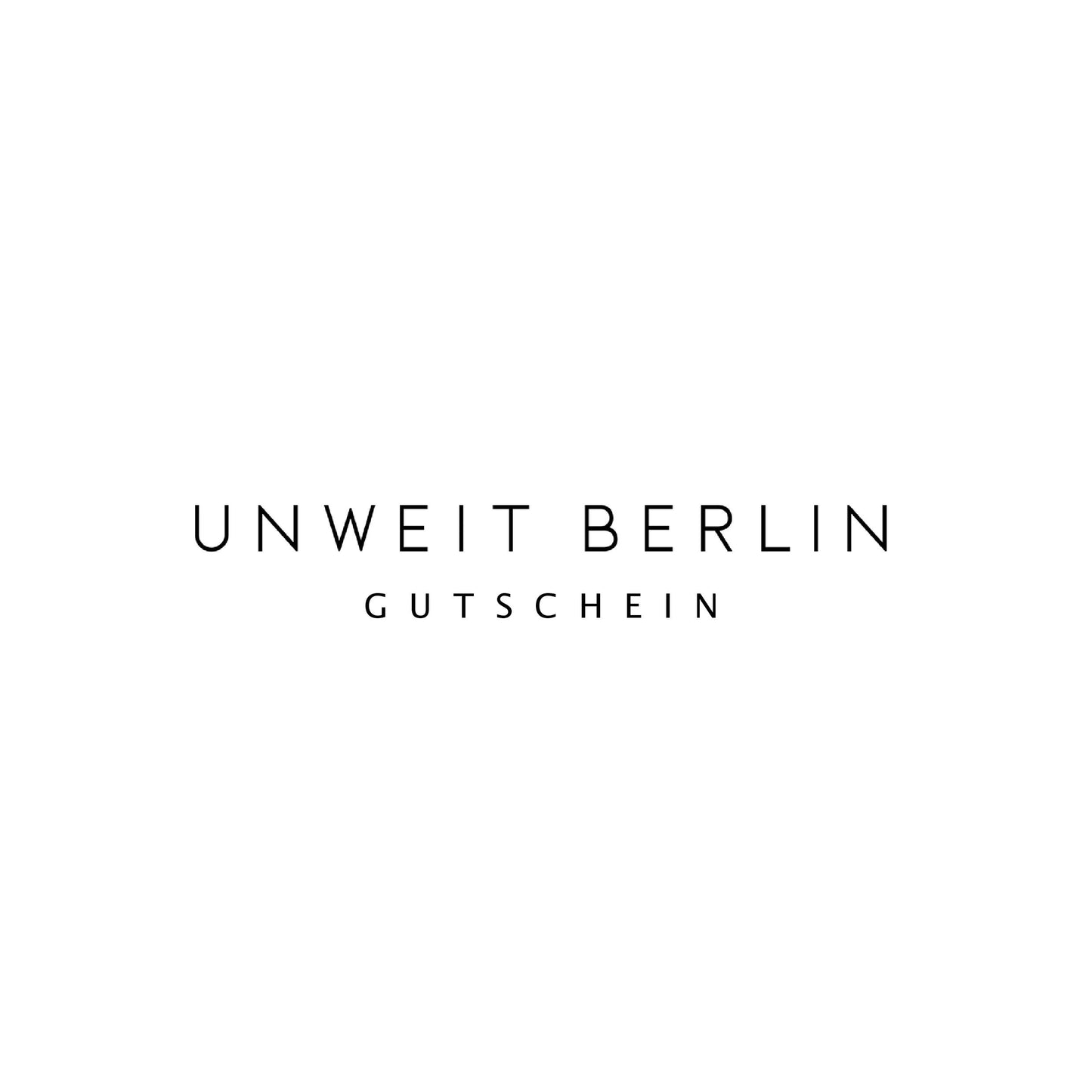 Unweit-Berlin Geschenkgutschein - Unweitberlin - Unweit Berlin